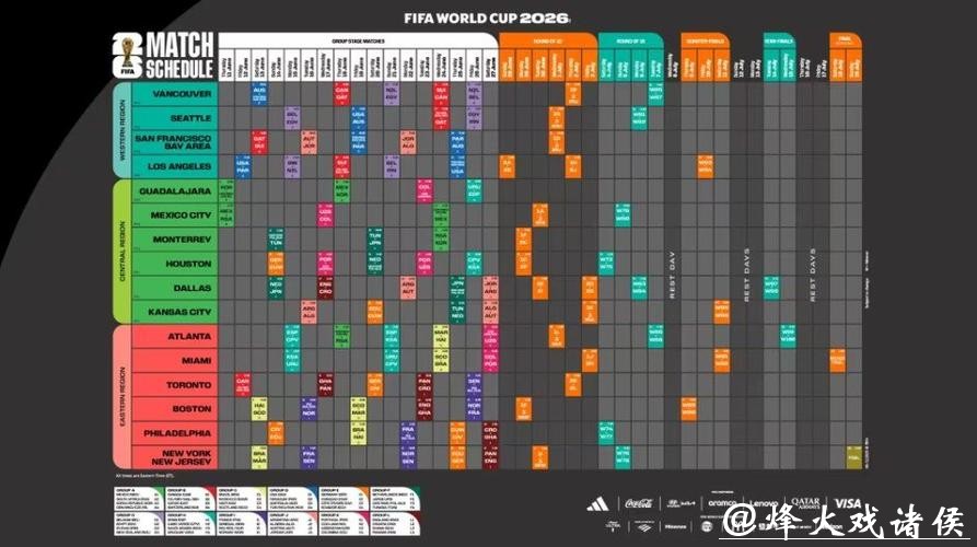 2026年世界杯详细赛程安排揭秘 2026年世界杯详细赛程安排揭秘